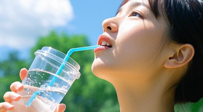 喝水
